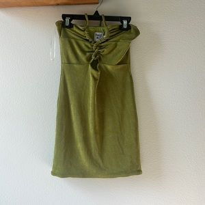 Green princess polly party dress, size US4